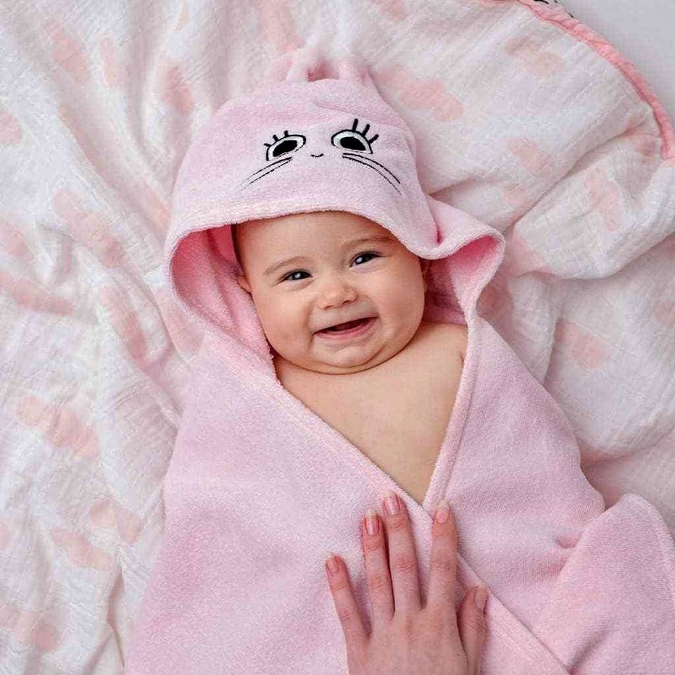Baby Bath Towel For 0-3 Years Old Baby's