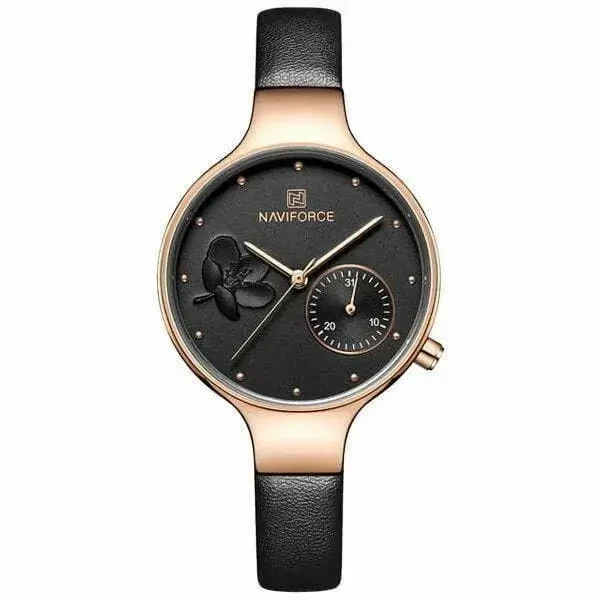 Get Naviforce Ladies Watch-5001 Black