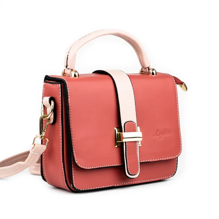 Caroline Raspberry Shoulder Bag 0