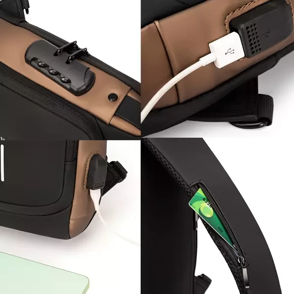 Waterproof Anti-Theft Crossbody Bag 2