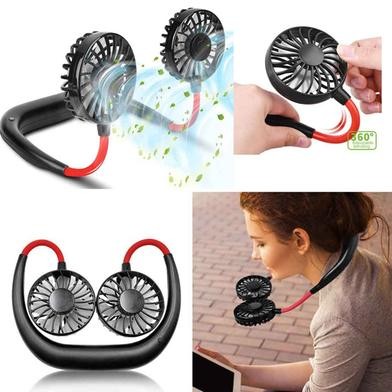 Portable USB Rechargeable Neck Fan 1