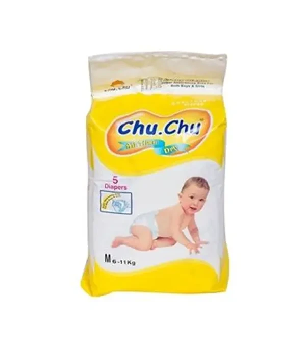 Buy Chuchu Diaper Pant System M Size (6-11Kg)- 5 Pcs