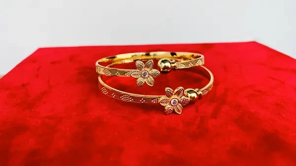 Get Beautiful Gold-Plated Bangles for Women