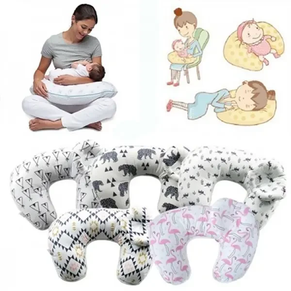 Buy Premium Cotton Nursing Pillow for Baby 0