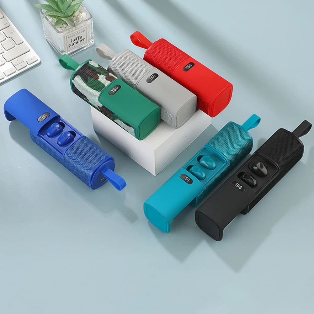 T&G TG807 3 In 1 Portable Wireless Bluetooth Speaker With Headphones & Powerbank 3