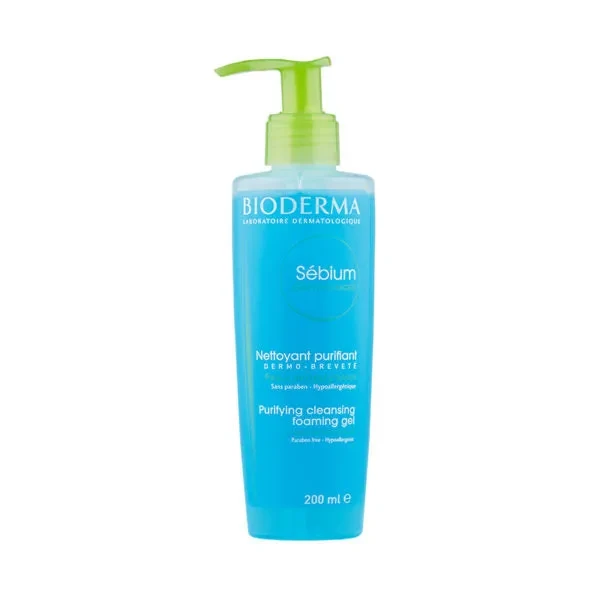 Bioderma Sebium Moussant Purifying Foaming Gel-200ml