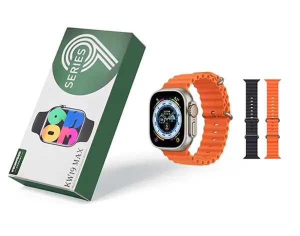 KW19 Max with Full Curve Amoled Display Smart Watch for Man Women and Children