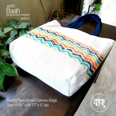 Unisex New Wave Canvas Tote Bag 1