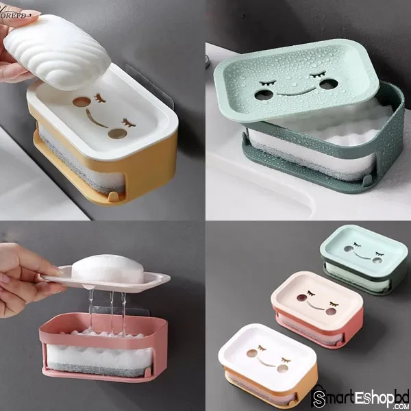 Double Layer Bathroom Soap Holder