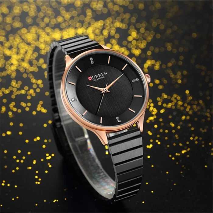 Curren Black Color Ladies Watch 1