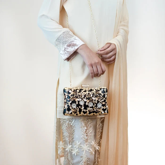 Royal Foliage Black Color Bag 1