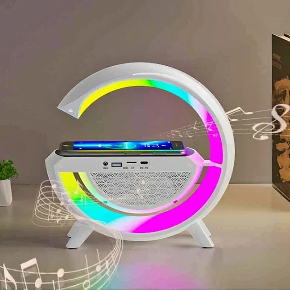 G63 Bluetooth Speaker With Wireless Charger and RGB Light 2