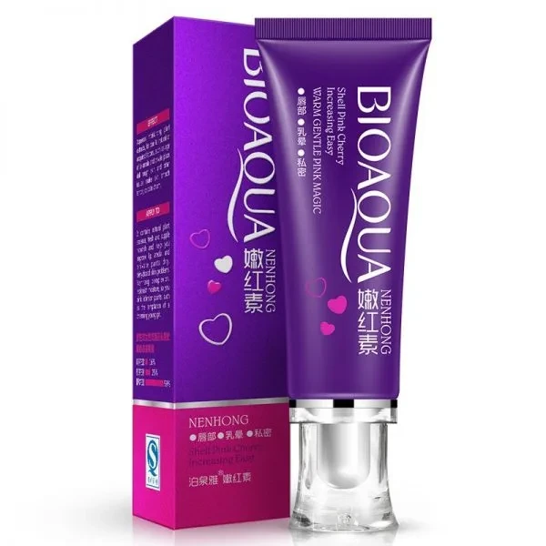 Bio Aqua Pink Cherry Lips & Privet Part Whitening Cream-30g 1