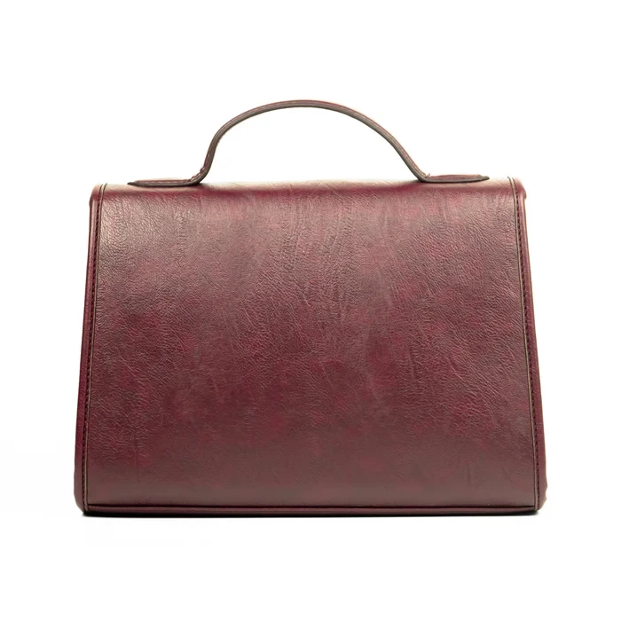 Refined Retro Maroon Shoulder Bags For Girls 5