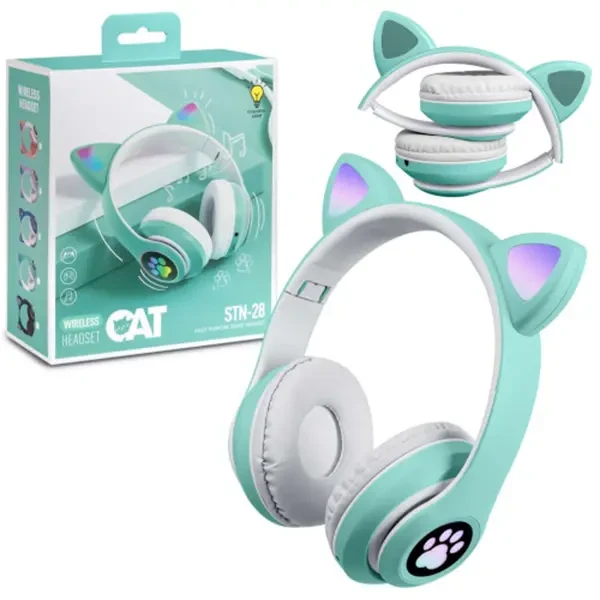 Get Cat Design Wireless Bluetooth Headset STN-28 1