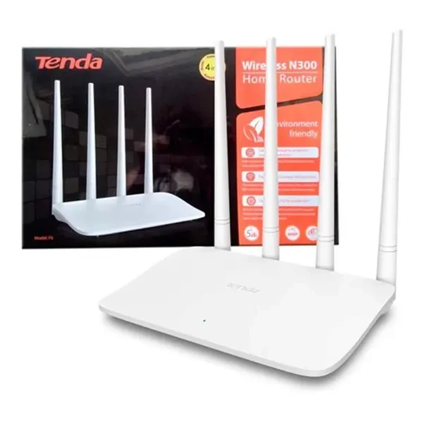 Get Tenda Router F6 300Mbps N300 With 4 Antenna 3