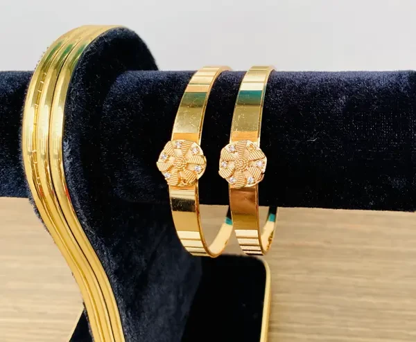 Buy Traditional Gold-Plated Bangles 4
