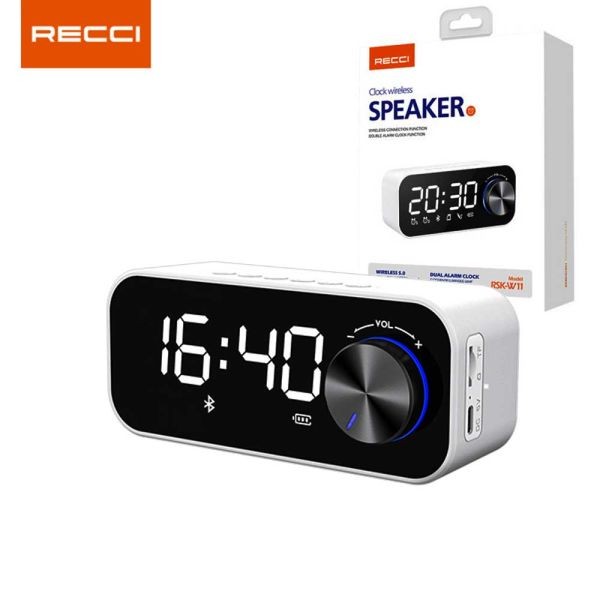 RECCI RSK-W11 Wireless Speaker With Alarm Clock 1