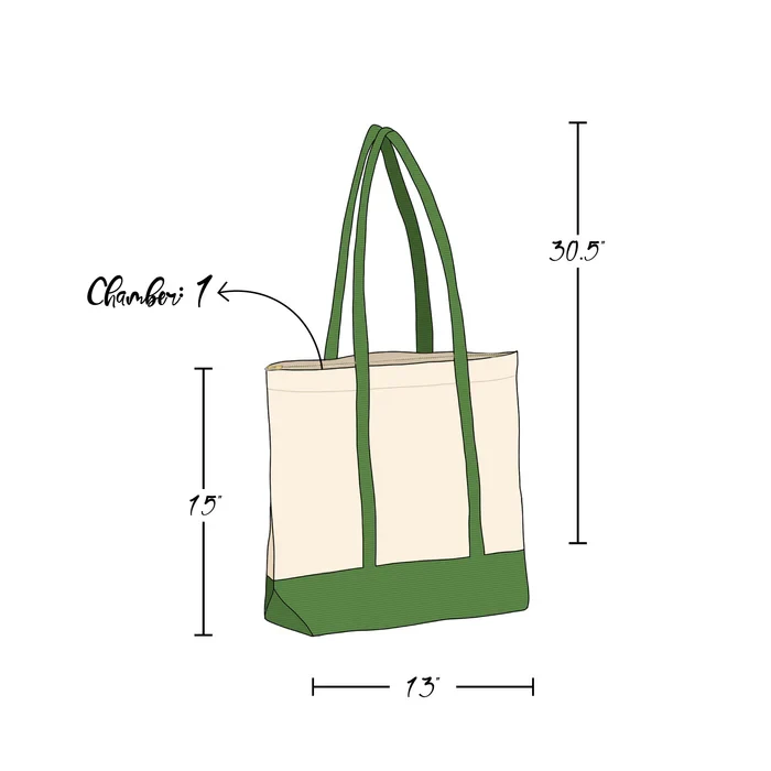 Cord T.Parrot Green Tote Bag For Ladies 2