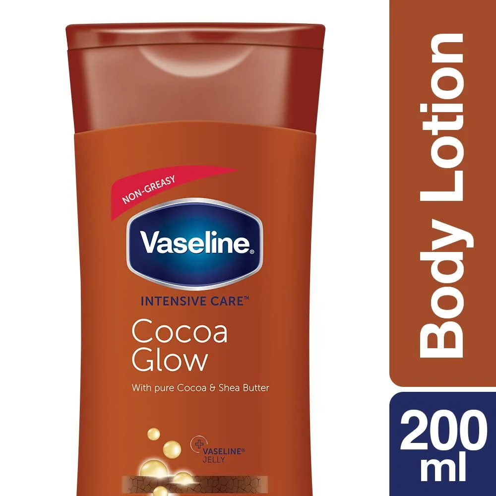 Vaseline Intensive Care Cocoa Glow Body Lotion 200ml 0