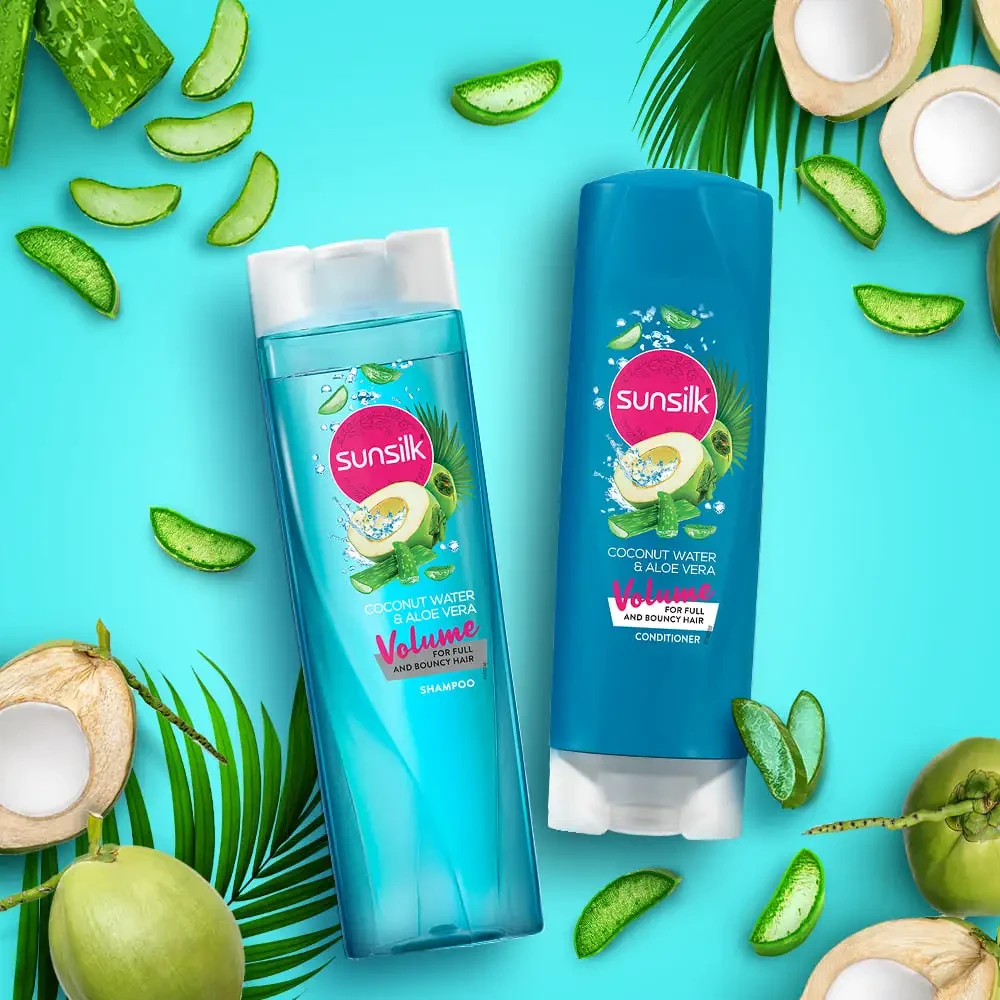 Sunsilk Coconut and Aloe Vera Shampoo 195ml