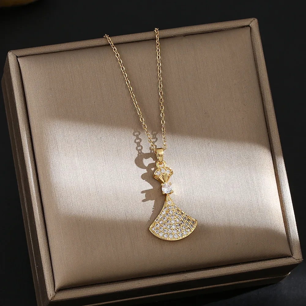 Clavicle Creative Zircon Necklace 1