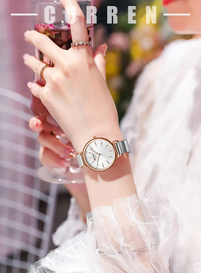 Curren Stainless Steel Analog Watch for Women 1