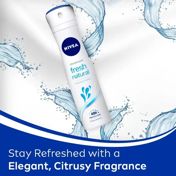 Get Nivea Body Spray Fresh Natural -150ml 0