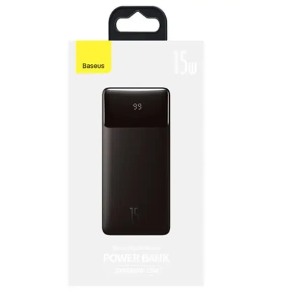 Buy Baseus 20000mAh Power Bank with Digital Display Bipow 15W- PPBD20 3