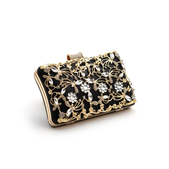 Royal Foliage Black Color Bag