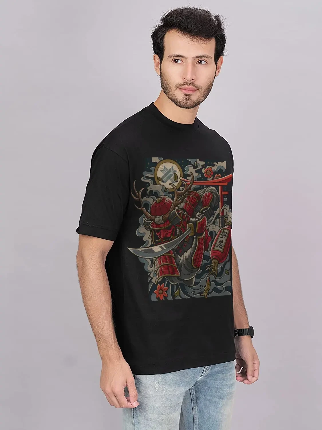 Premium Printed Drop Shoulder For Men's 0