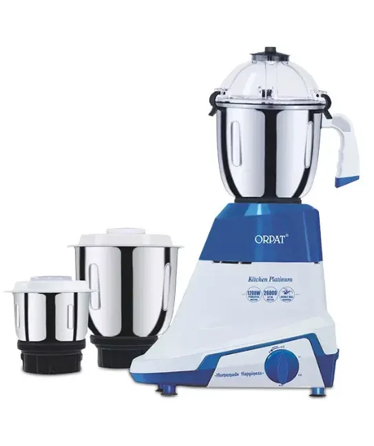 Get Orpat Blender Mixer and Grinder With 3 Jars 1200W - Kitchen Platinum