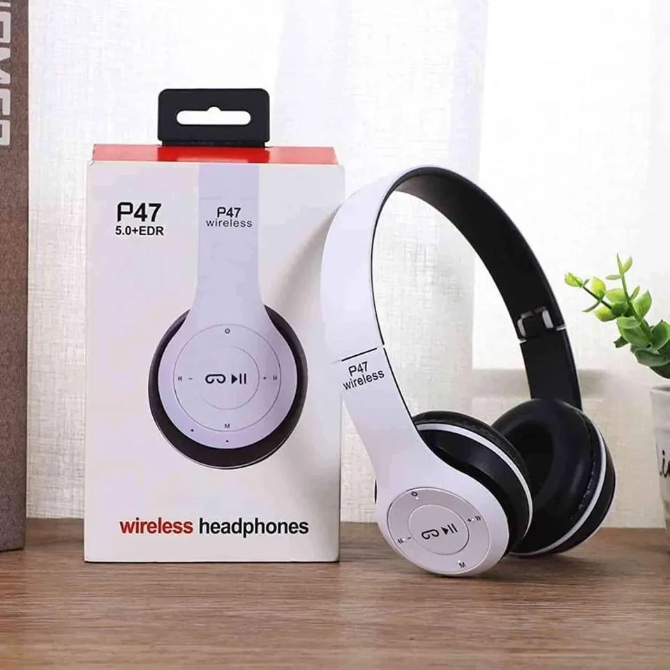 P47 Wireless Bluetooth Portable Slim Headphone