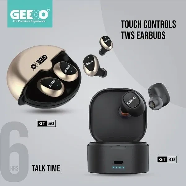 Geeoo (GT40+GT50) Combo True Wireless Earbuds