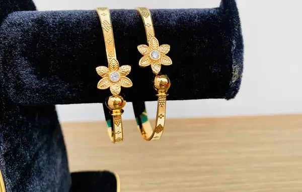 Get Beautiful Gold-Plated Bangles for Women 1