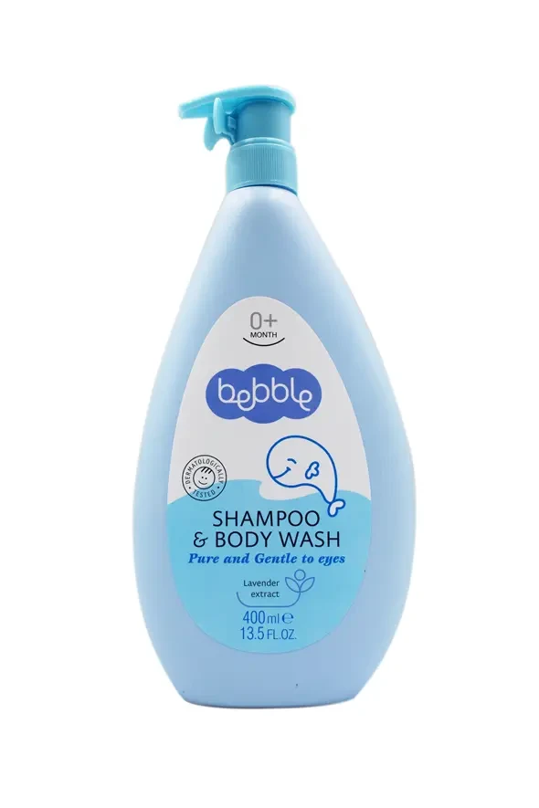Get Bebble Baby Shampoo & Body Wash For Tear Free Baby Care -400ml