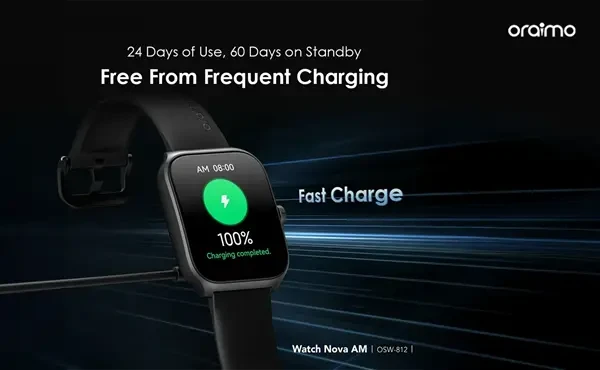 Buy Oraimo Nova AM OSW-812 AMOLED Smart Watch 3