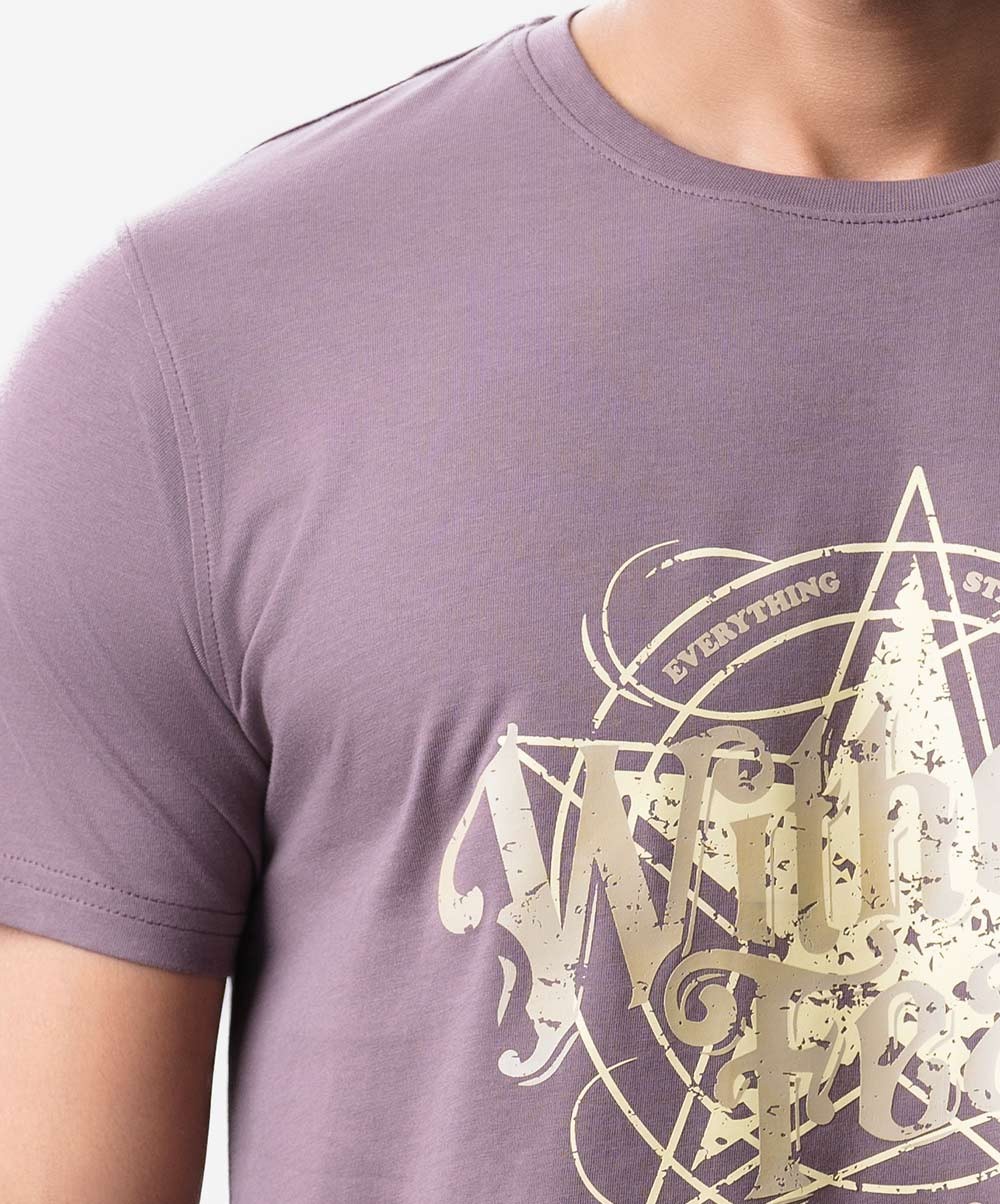 Slim Fit Pink Color T-Shirt 0