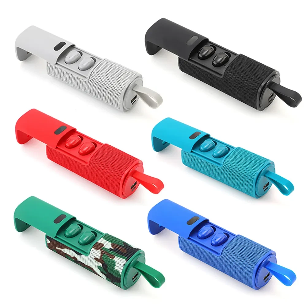 T&G TG807 3 In 1 Portable Wireless Bluetooth Speaker With Headphones & Powerbank 6