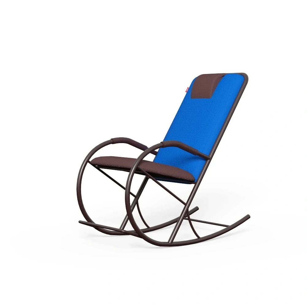 Multicolor Metal Rocking Chair 2