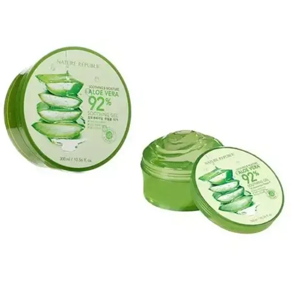 Nature Republic Soothing & Moisture 92% Aloe Vera Soothing Gel -300ml 2