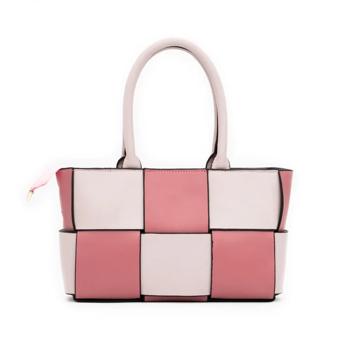 Gridline Glamour Lavender Shoulder Bag 6