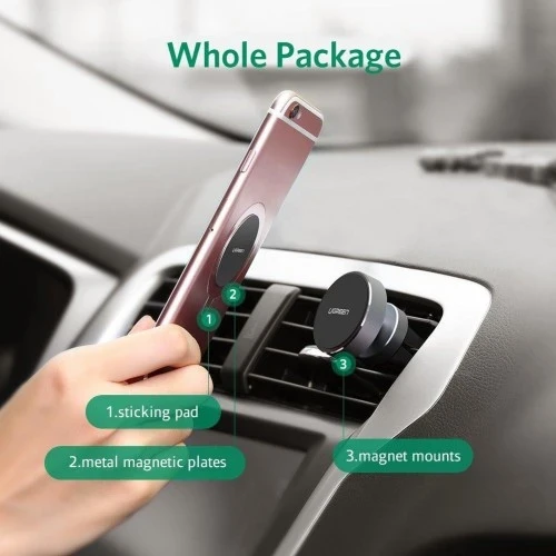 Ugreen Air Vent Magnetic Car Pone Holder 360 Magnet Mount 2