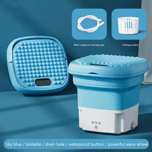 Mini Portable Folding Washing Machine 2