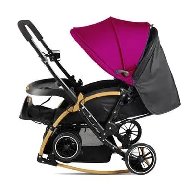 Buy Baby Stroller C3 For Baby with Rocking Mood and Adjustable Handle Bar 2