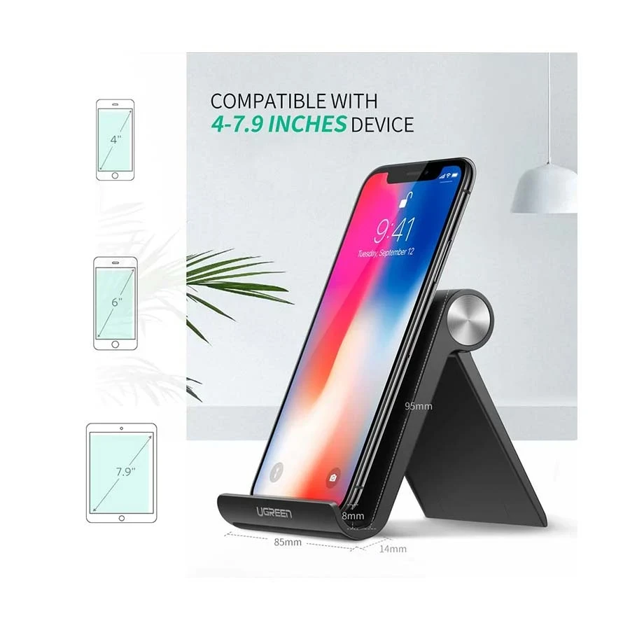 Ugreen LP106 Black Portable Multi-Angle Phone Holder 1