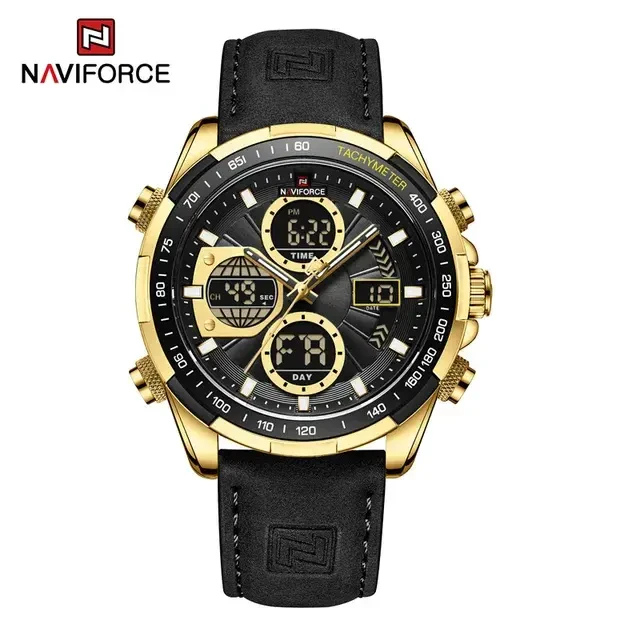 Naviforce Black & Gold- 9197 L
