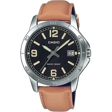 Casio Limited Edition MTP-V004L-1B2UGF Leather Watch for Men