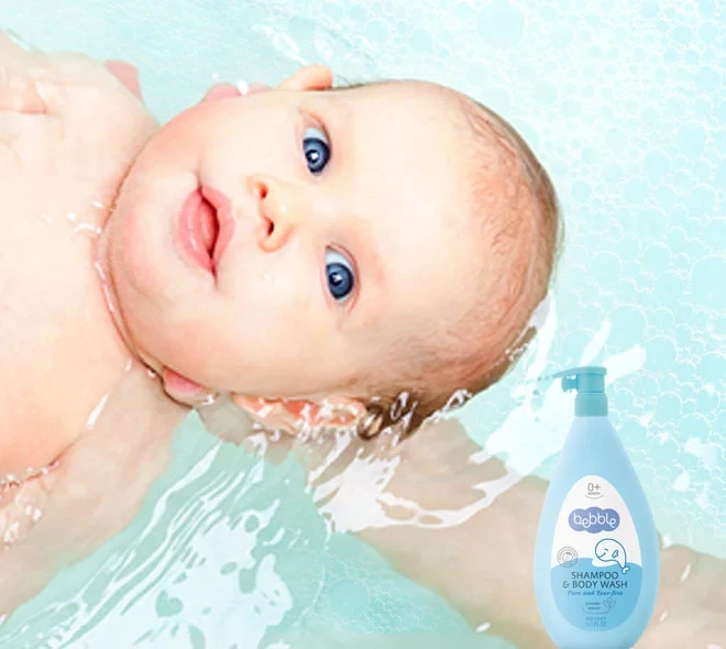 Get Bebble Baby Shampoo & Body Wash For Tear Free Baby Care -400ml 1