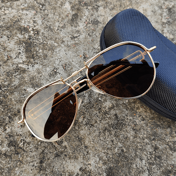 Brown Color Pilot Sunglass
